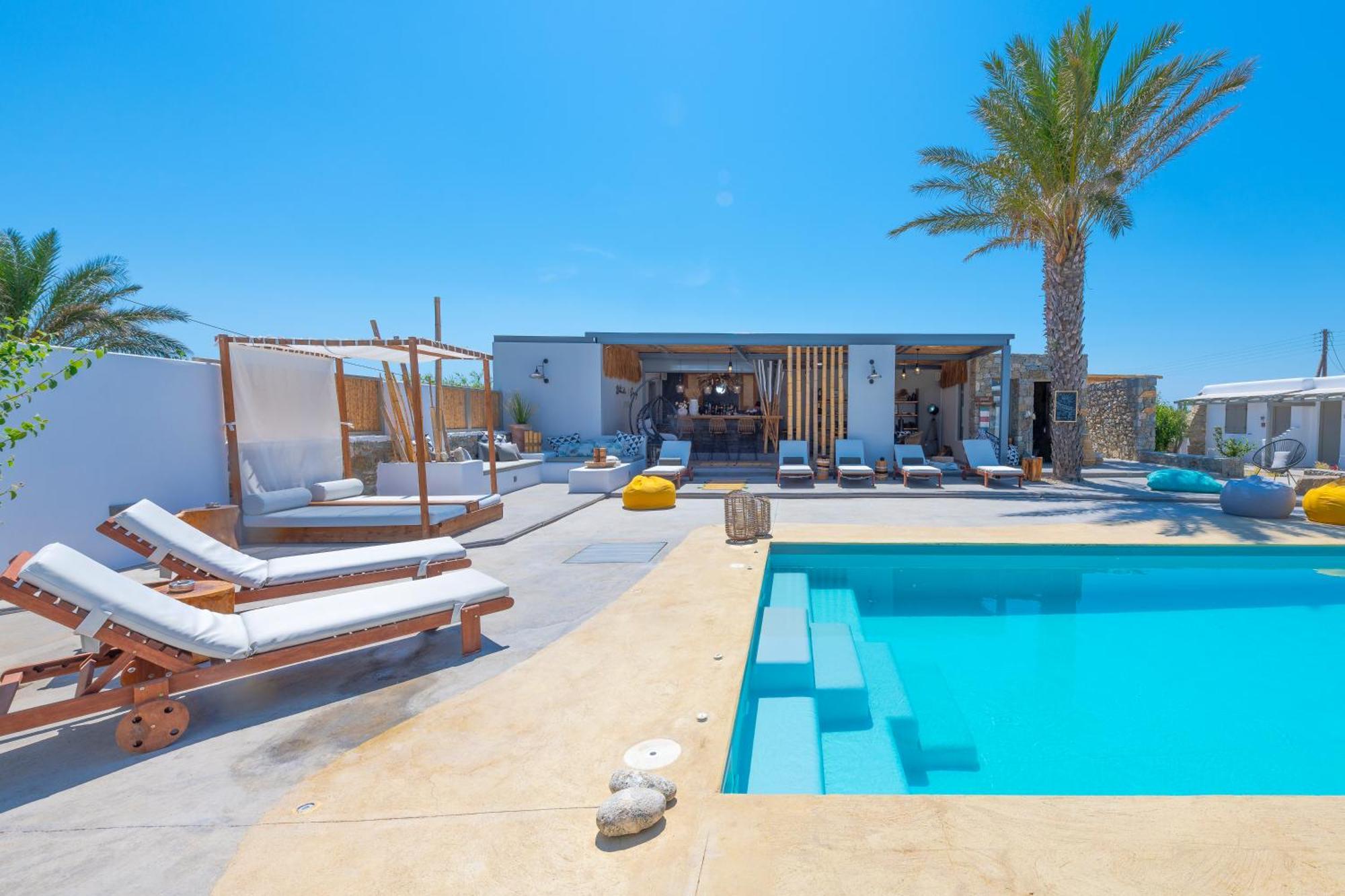 White And Grey Apartamento Mykonos Town Exterior foto