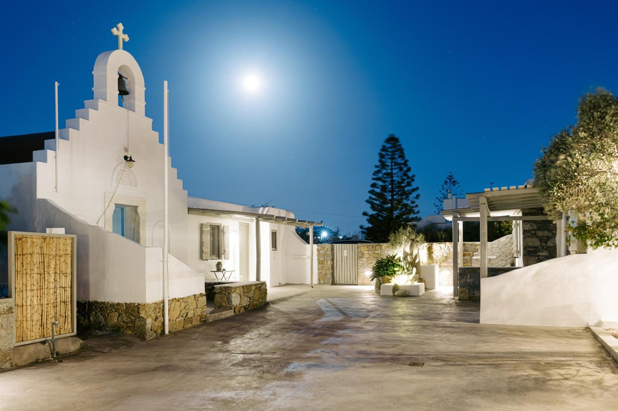 White And Grey Apartamento Mykonos Town Exterior foto