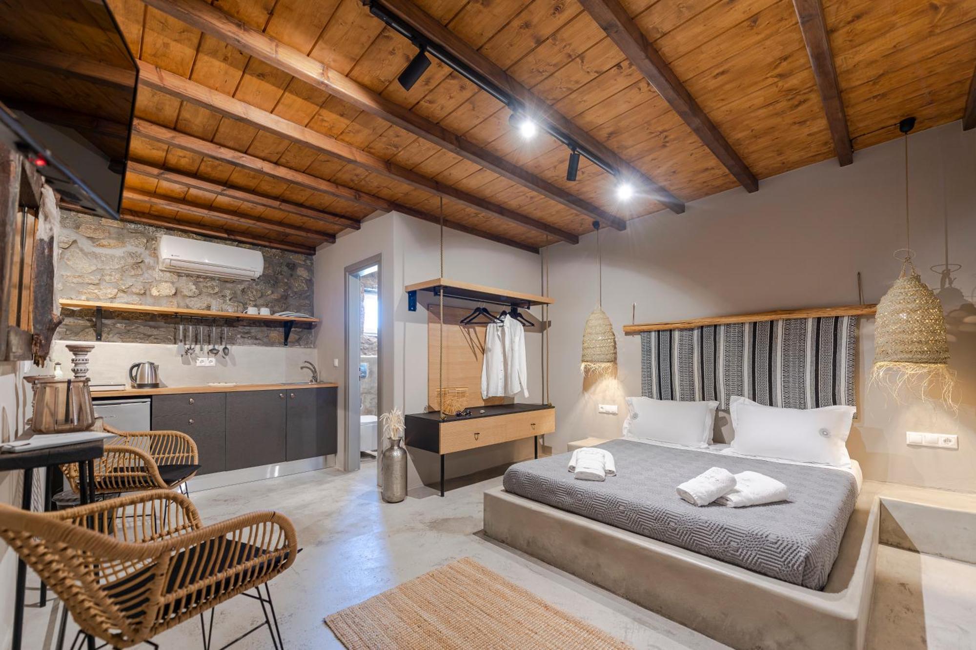 White And Grey Apartamento Mykonos Town Exterior foto